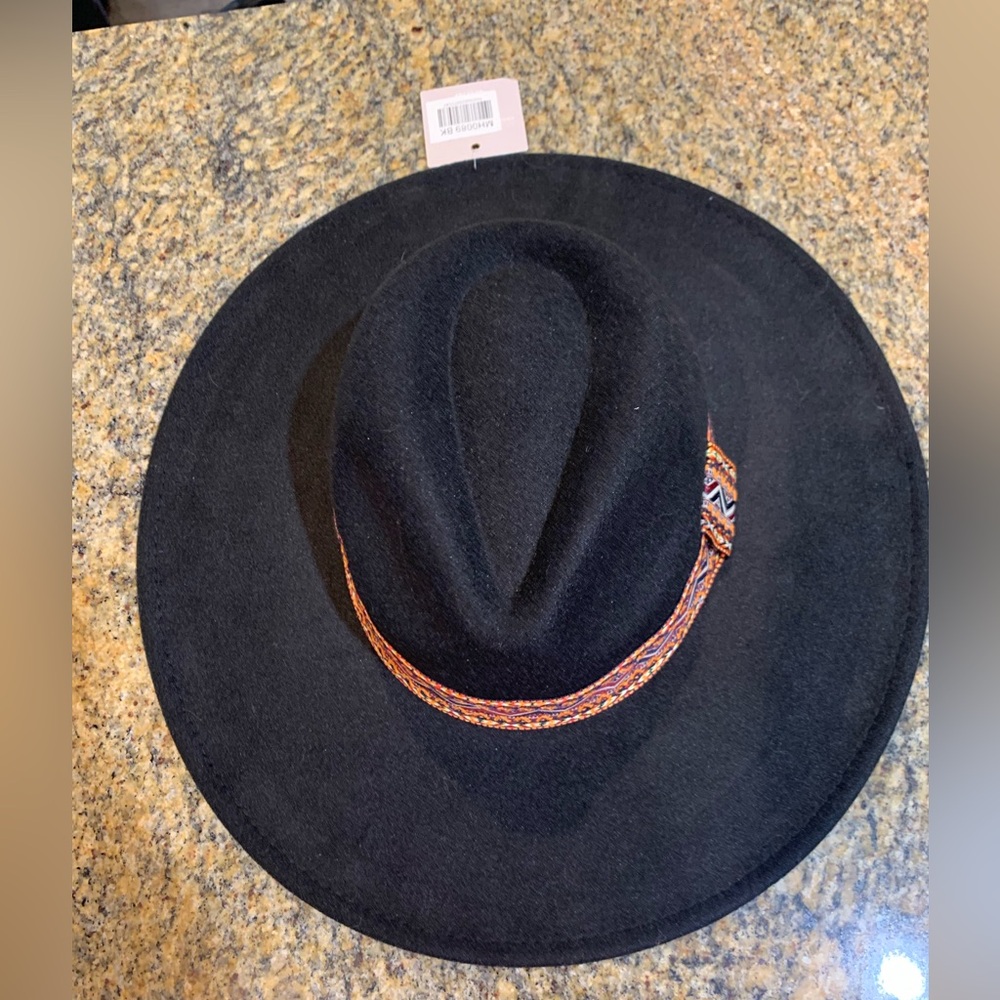 Boho Wide Brim Hat new with tags - Picture 4 of 9